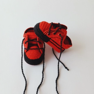 Háčkované tenisky - 9 cm